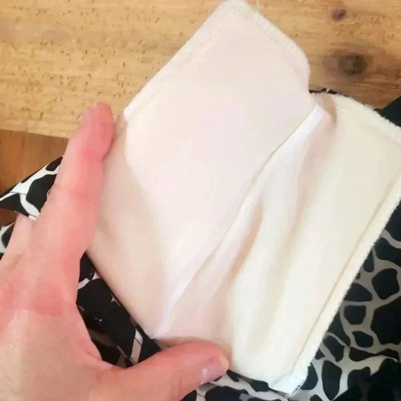 Vintage Handmade Black Animal Print Retro 50s  Midi Dress - Picture 8 of 8